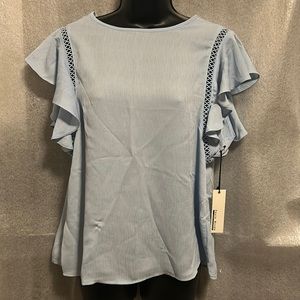Light blue blouse